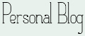 Personal Blog