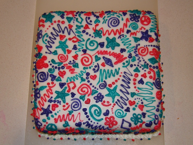 doodle cake by Gina Doodle Cake