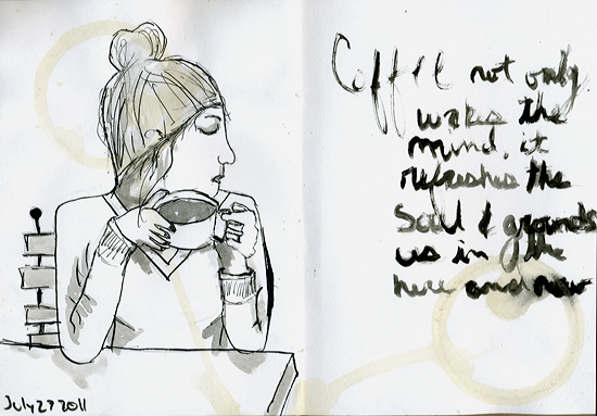 21 Days In My Sketchbook Day 10 ©Kendra Kantor from Like a Bird Blog