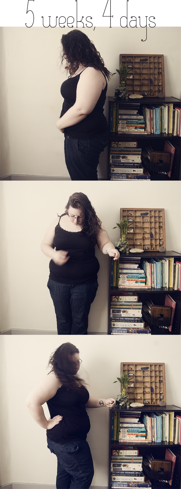 5weeks4days baby bump © Kendra Kantor