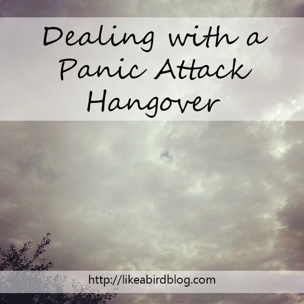 Dealing with a Panic Attack Hangover