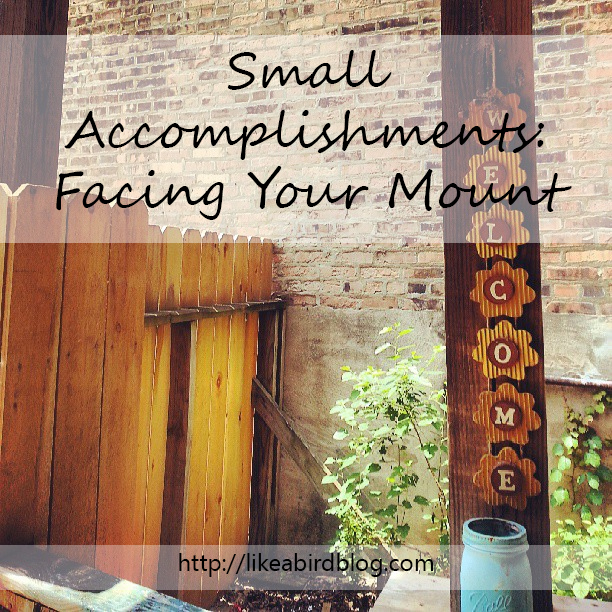Small Accomplishments: Facing Your Mount Everest