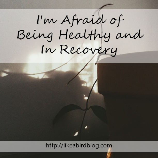 I'm Afraid of Being Healthy and In Recovery by Kendra Kantor
